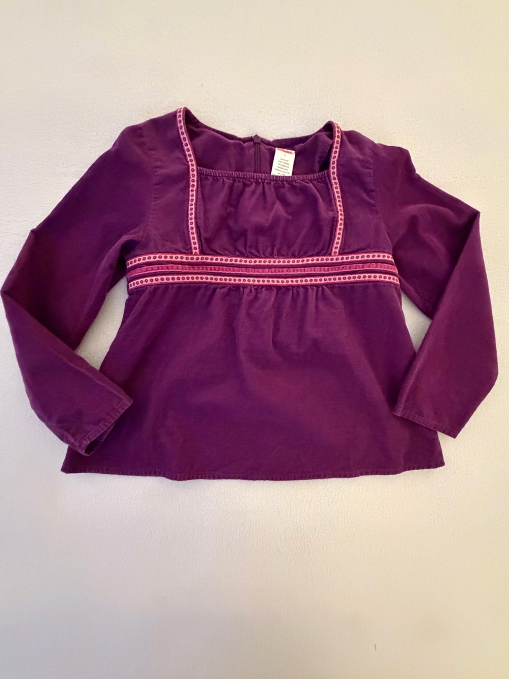 Gymboree Pretty in Plum Purple Corduroy Top